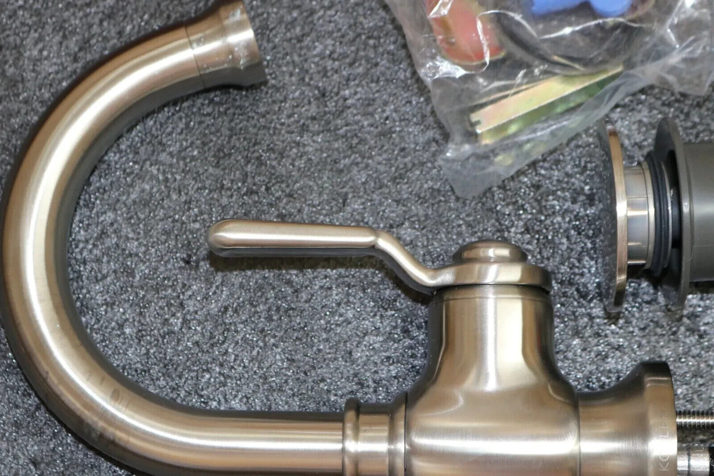 Kohler Worth Single Handle Bathroom Faucet DAMAGED R76255-4D In brushed nickel