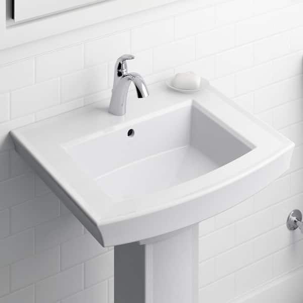 Alteo Single Handle 1-Hole Mid-Arc Bathroom Faucet Brushed Nickel K-45800-4-BN