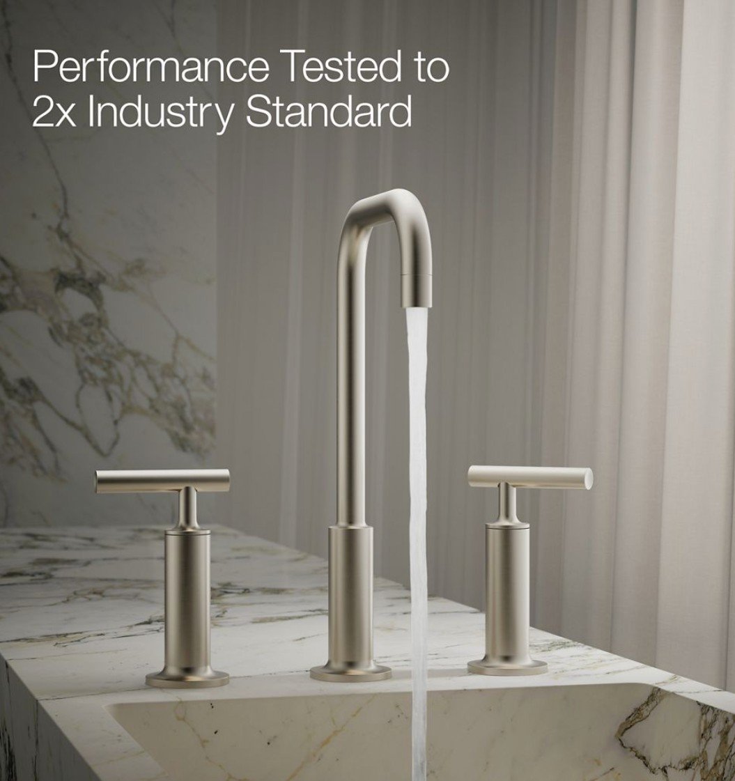 Kohler Purist 8 in. Widespread Bathroom Faucet Polished Chrome K-14408-4-CP