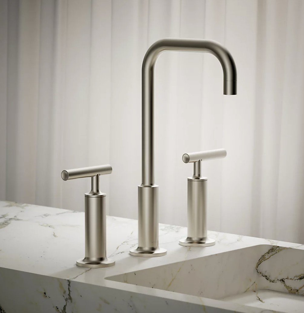 Kohler Purist 8 in. Widespread Bathroom Faucet Polished Chrome K-14408-4-CP