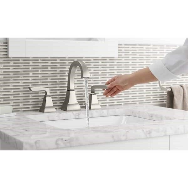 Kohler Kallan 8 in. Widespread Bathroom Faucet Vib Brushed Nickel K-R24056-4D-BN