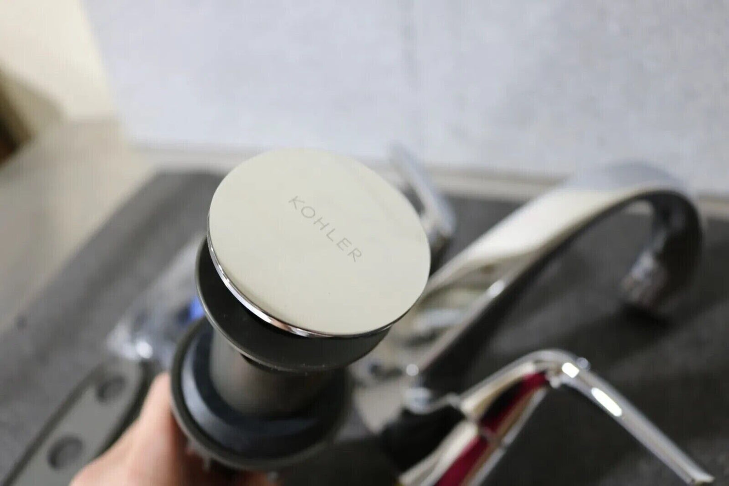 Kohler Elmbrook 4 in. Centerset 2-Handle Chrome Bathroom Faucet R21995-4D-CP