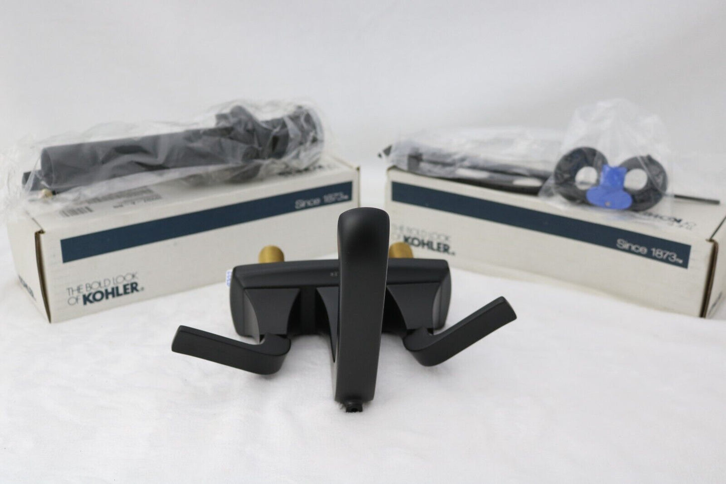 Kohler Rubicon 2-Handle Bathroom Faucet Matte Black R76215-4D-BL