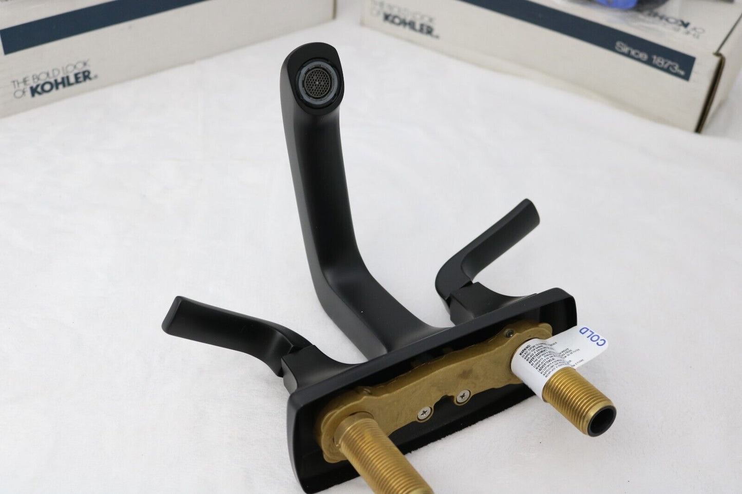 Kohler Rubicon 2-Handle Bathroom Faucet Matte Black R76215-4D-BL