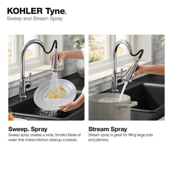 Tyne Pull-down kitchen faucet K-R21415-CP