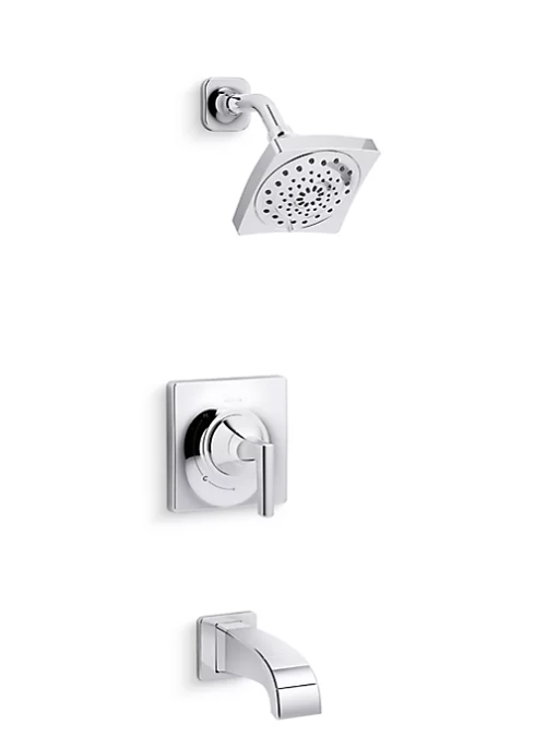 Katun Rite-Temp pressure-balancing bath/shower trim set R78040-4E-CP