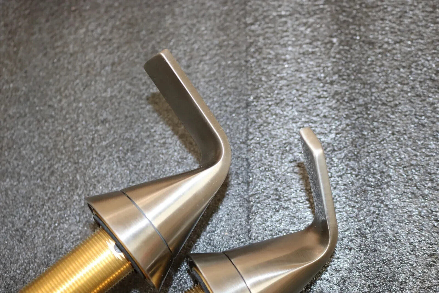 KOHLER Bathroom Faucet Cursiva 8 in Widespread R30579-4D Vibrant Brushed Nickel