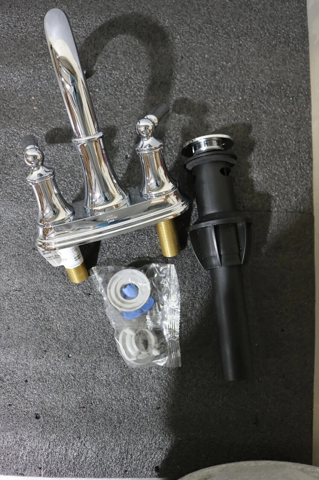 Kohler R30581-4D-CP Capilano Centerset Monoblock bathroom sink faucet