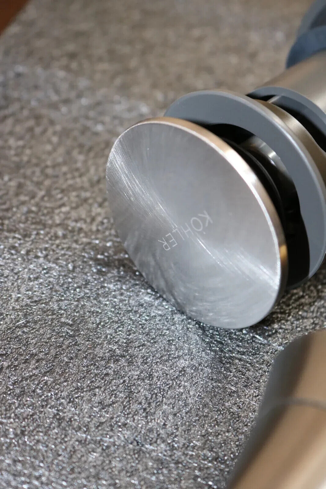 KOHLER Bathroom Faucet Cursiva 8 in Widespread R30579-4D Vibrant Brushed Nickel