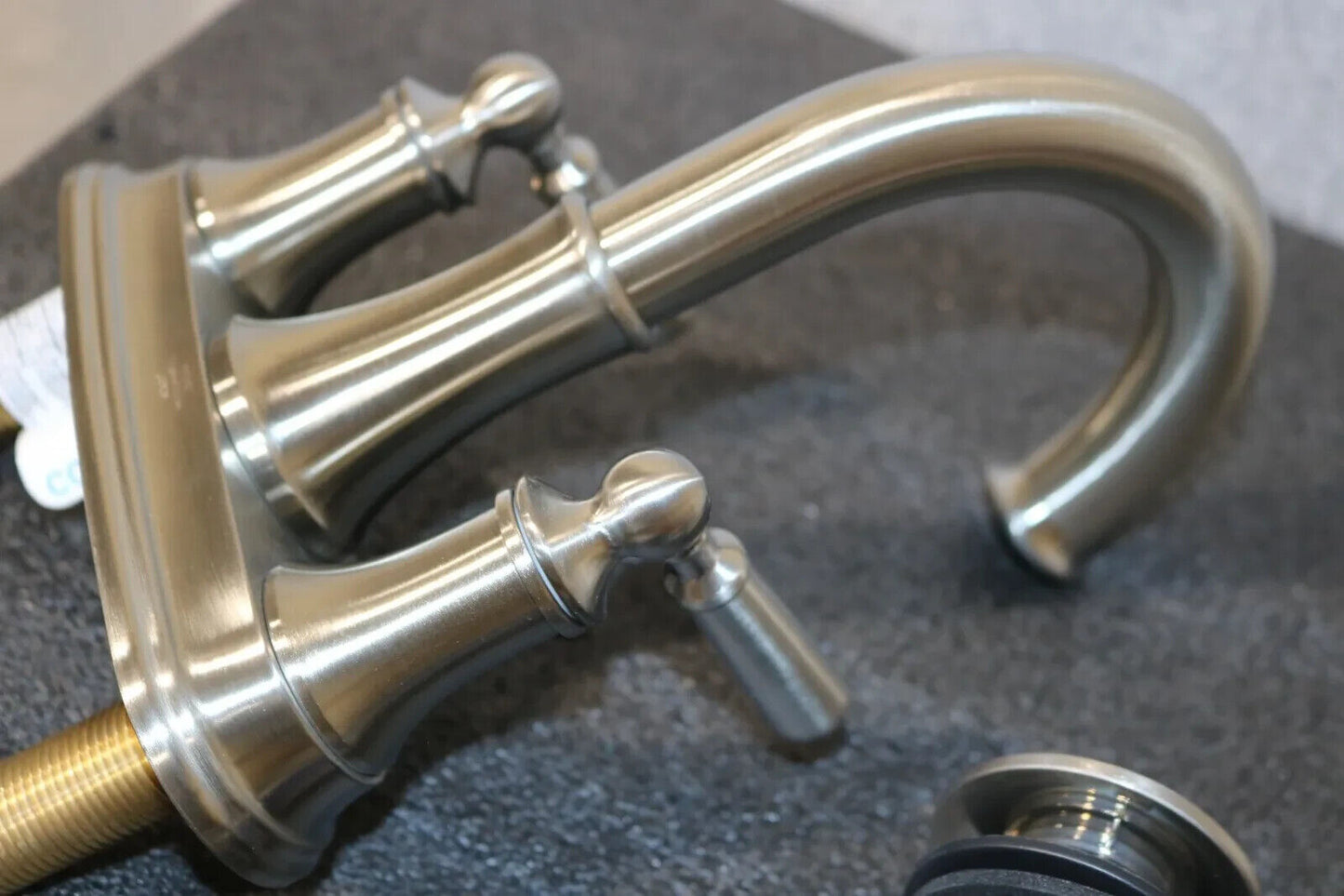 NEW Kohler R30581-4D-BN Capilano Bathroom Sink Faucet - Vibrant Brushed Nickel