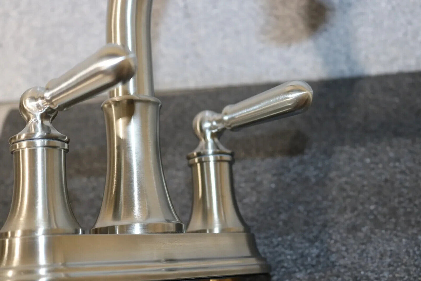 NEW Kohler R30581-4D-BN Capilano Bathroom Sink Faucet - Vibrant Brushed Nickel