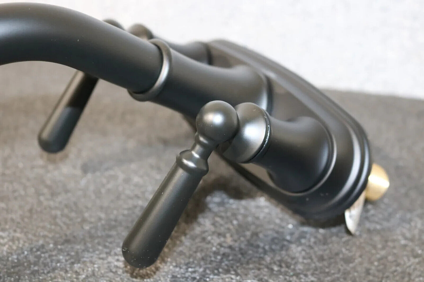 KOHLER Capilano 4 in. Centerset Monoblock Bathroom Faucet in Matte Black