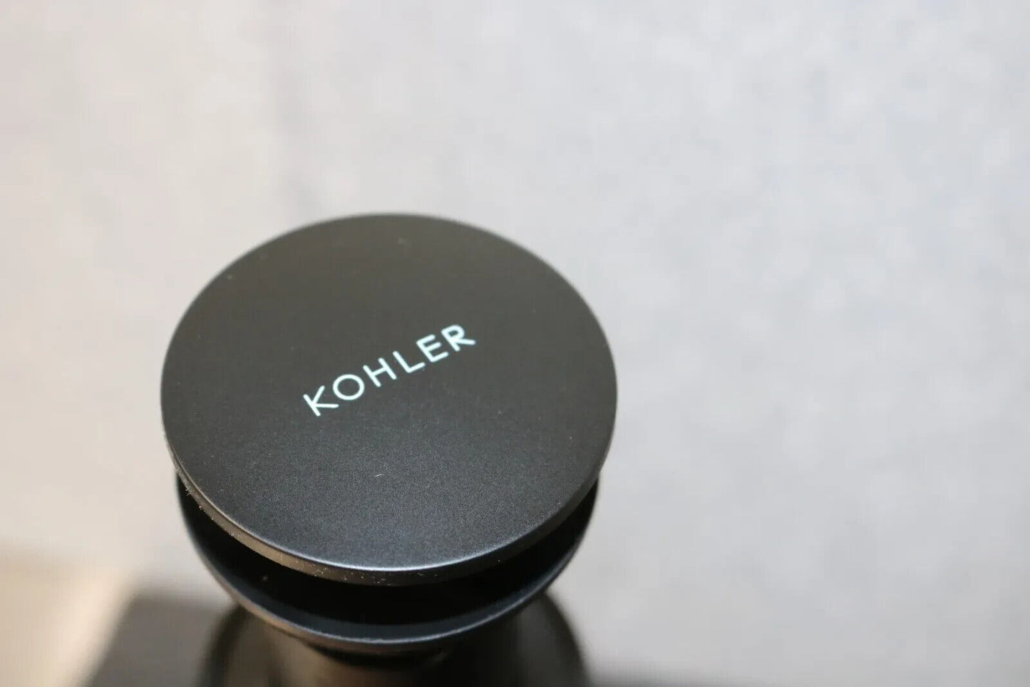 KOHLER Capilano 4 in. Centerset Monoblock Bathroom Faucet in Matte Black