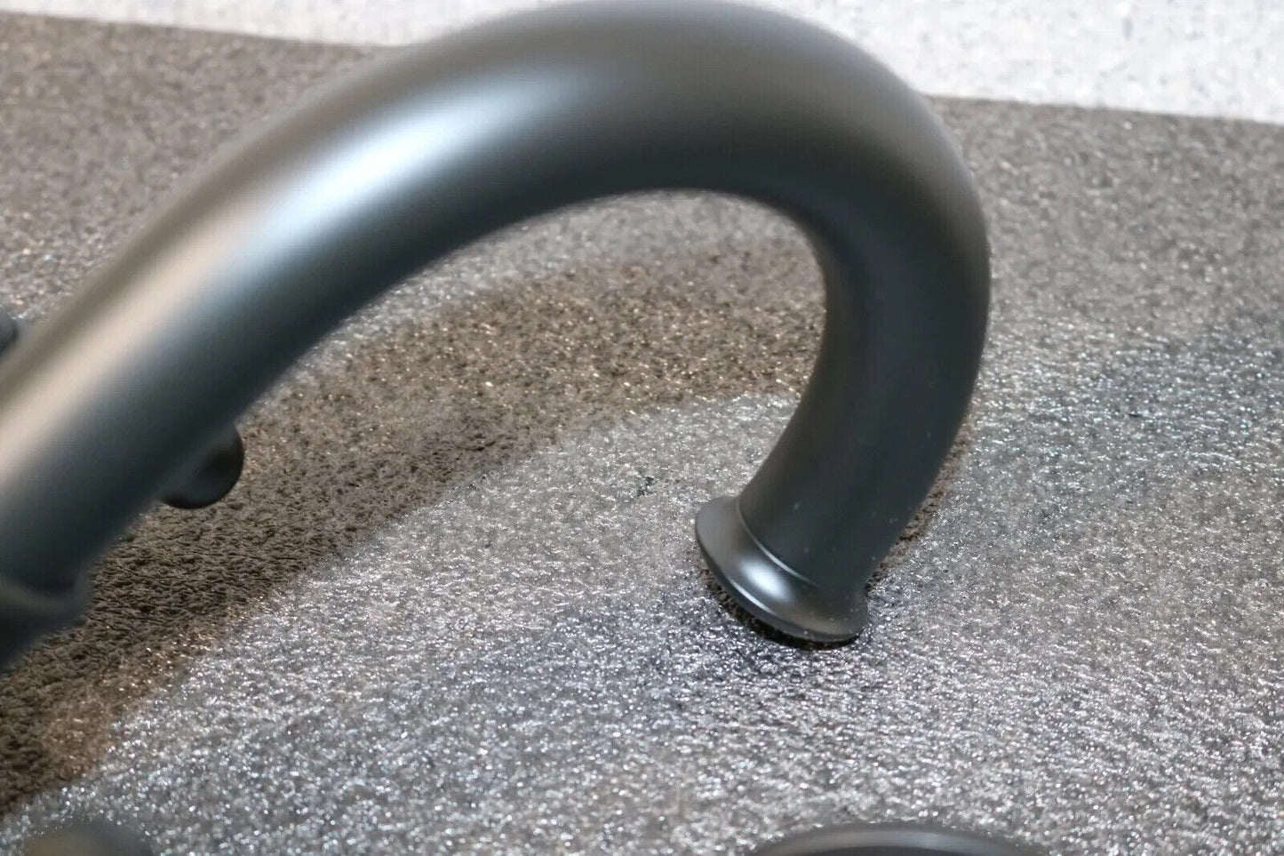KOHLER Capilano 4 in. Centerset Monoblock Bathroom Faucet in Matte Black