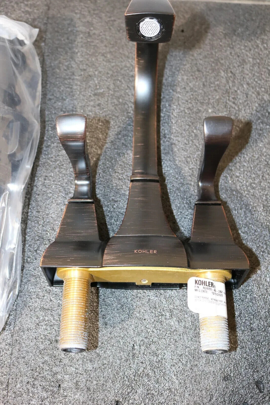 KOHLER R24055-4D-2BZ Bathroom Faucet 2-Handle 4" Centerset in Oil-Rubbed Bronze