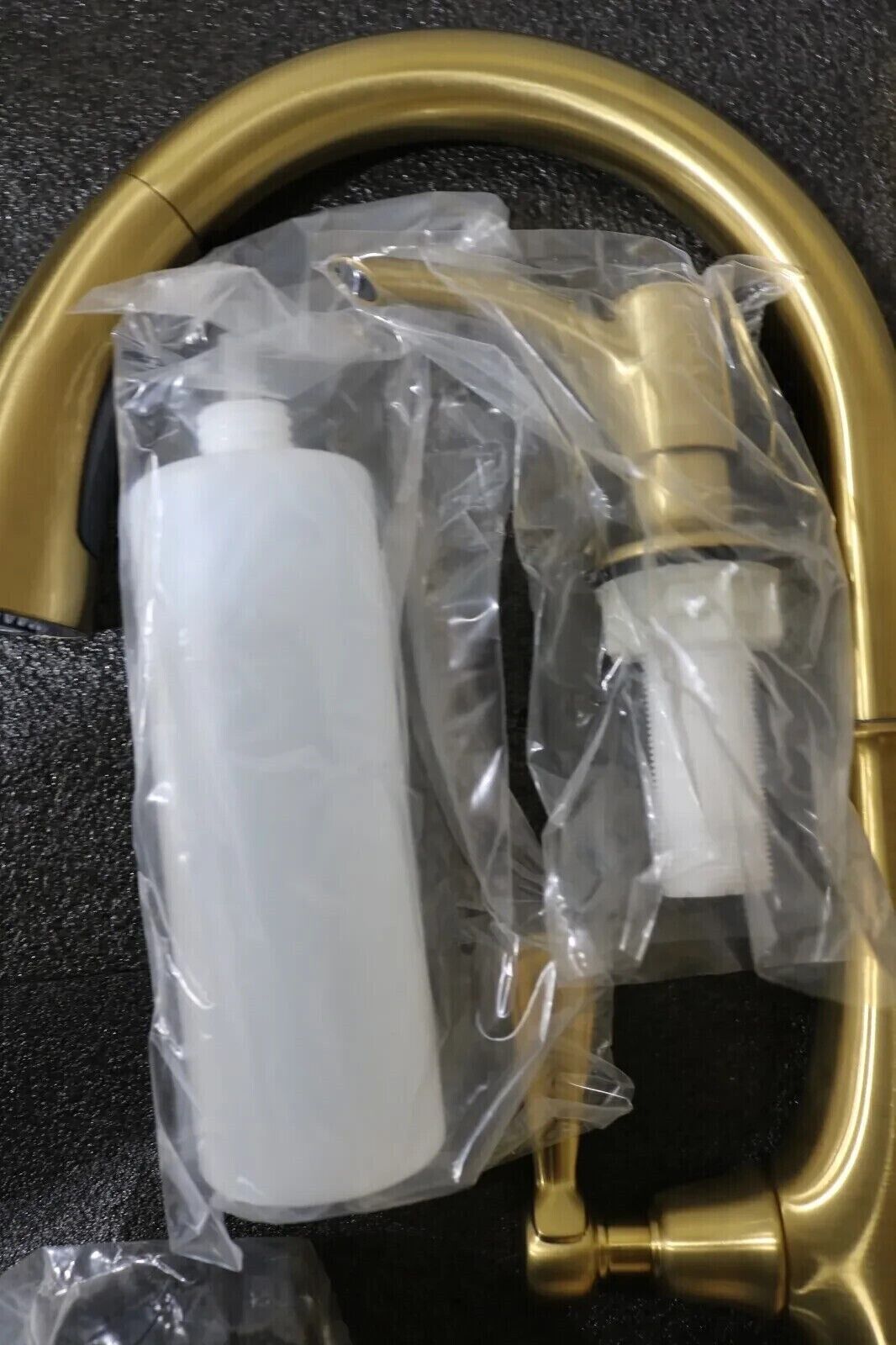 KOHLER K-R29473-SD-2MB Pannier Pull Down Sprayer Kitchen Faucet Brushed Brass