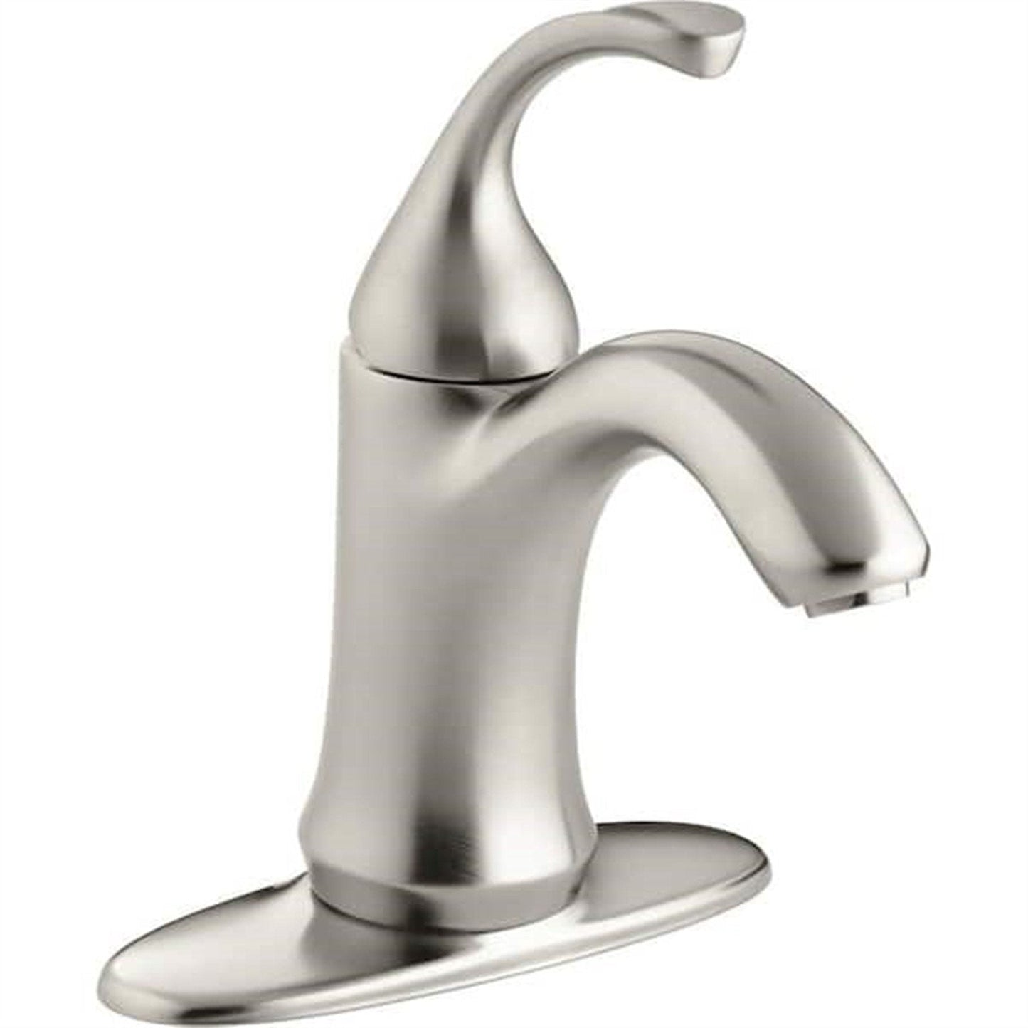 Kohler Forte Single Hole Bathroom Faucet Brushed Nickel K-10215-4-BN