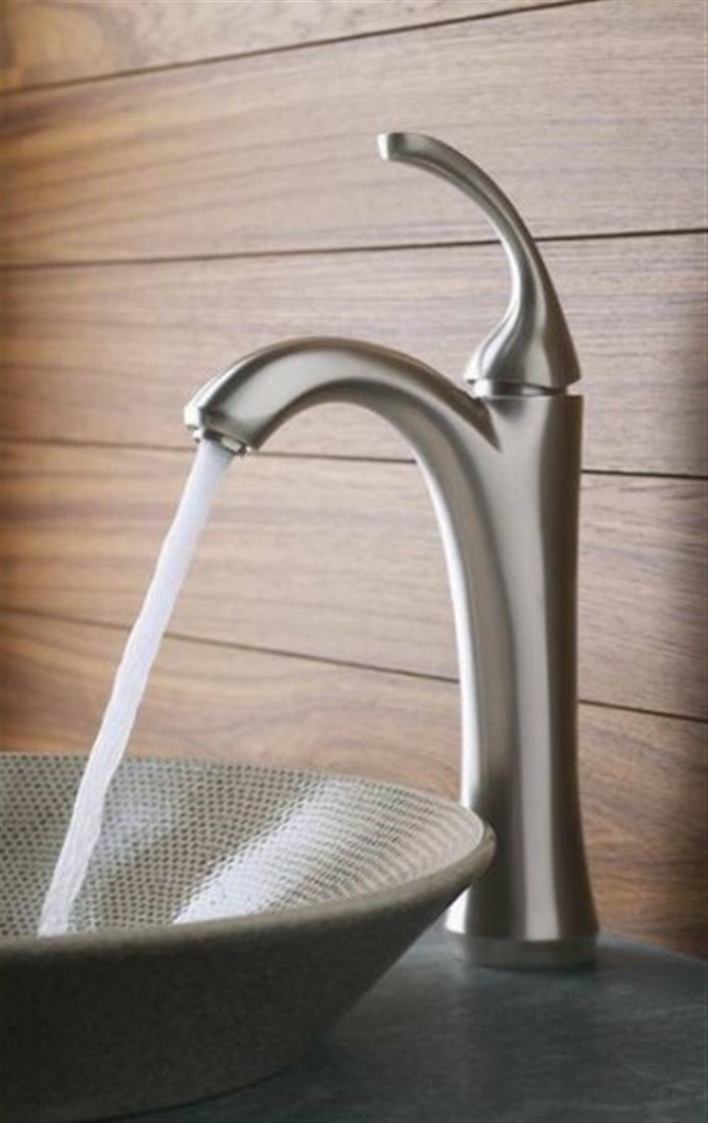Kohler Forte Single Hole Bathroom Faucet Brushed Chrome K-10215-4-G