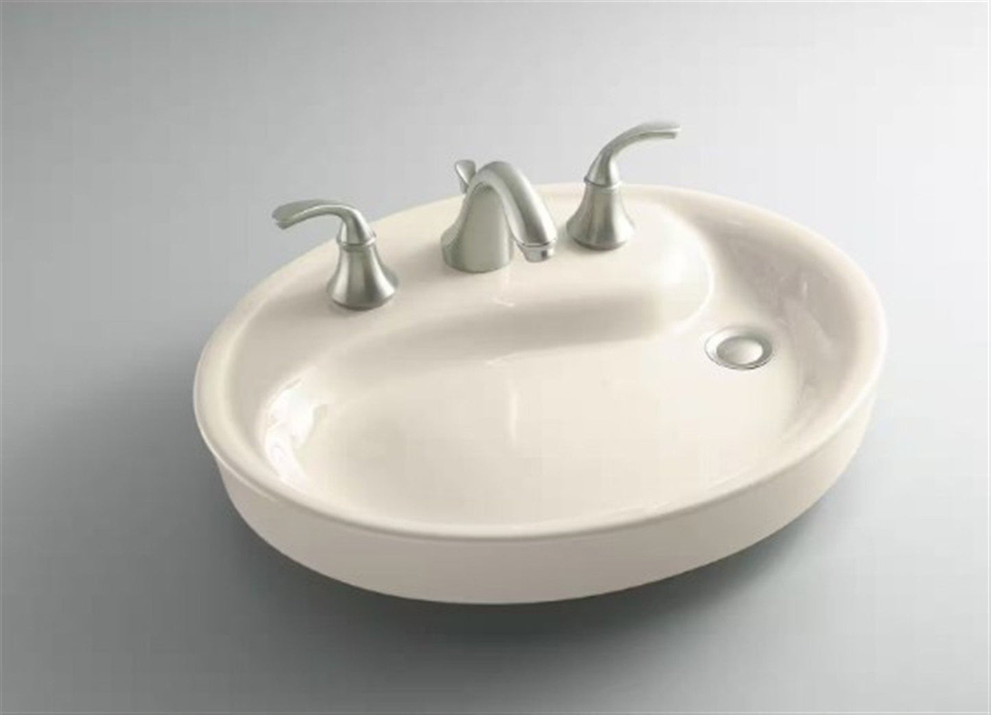 Kohler Forte Widespread bathroom sink faucet, Brushed Nickel K-10272-4-BN