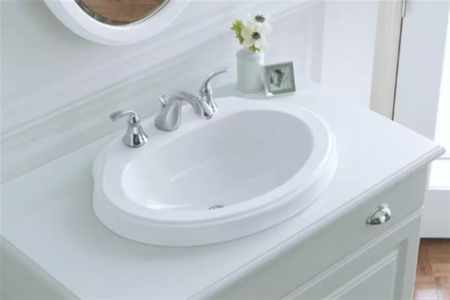 Kohler Forte Widespread bathroom sink faucet, Polished Chrome K-10272-4-CP