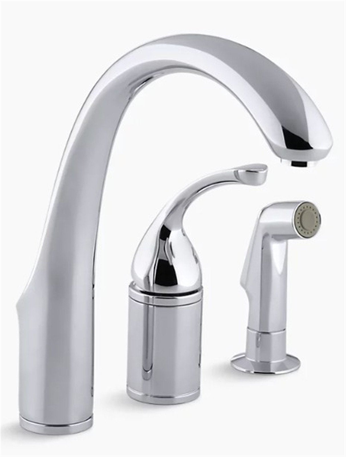 Kohler Forte Remote Valve Kitchen Faucet Lever Handle Polished Chrome K-10430-CP