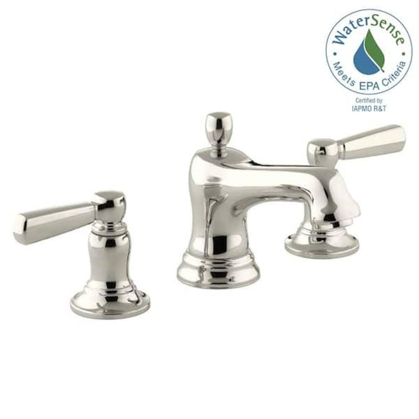 Kohler Bancroft 8 in. Widespread Bathroom Faucet Vibrant Polished Nickel K-10577-4-SN