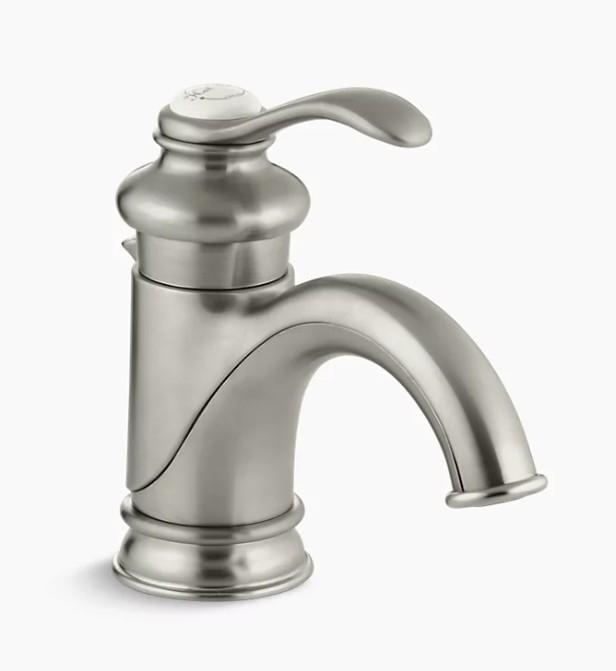 Kohler Fairfax Single-handle bathroom sink faucet, Brushed Nickel K-12182-BN