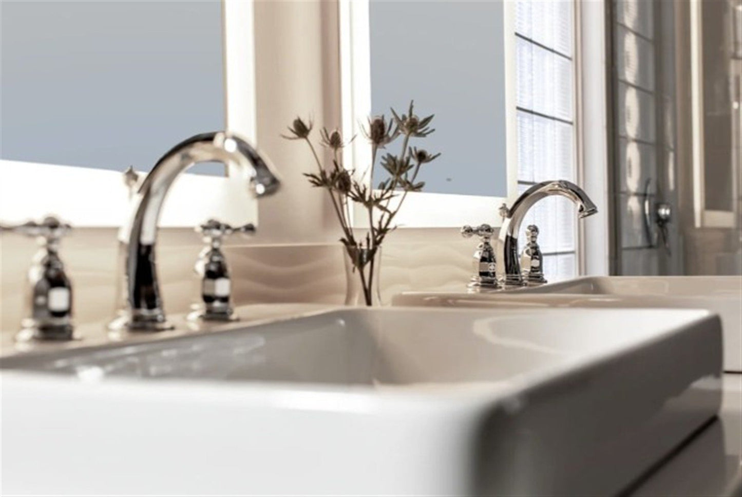 Kohler Kelston 8 in. Widespread 2-Handle Low-Arc Bathroom Faucet K-13491-4-CP