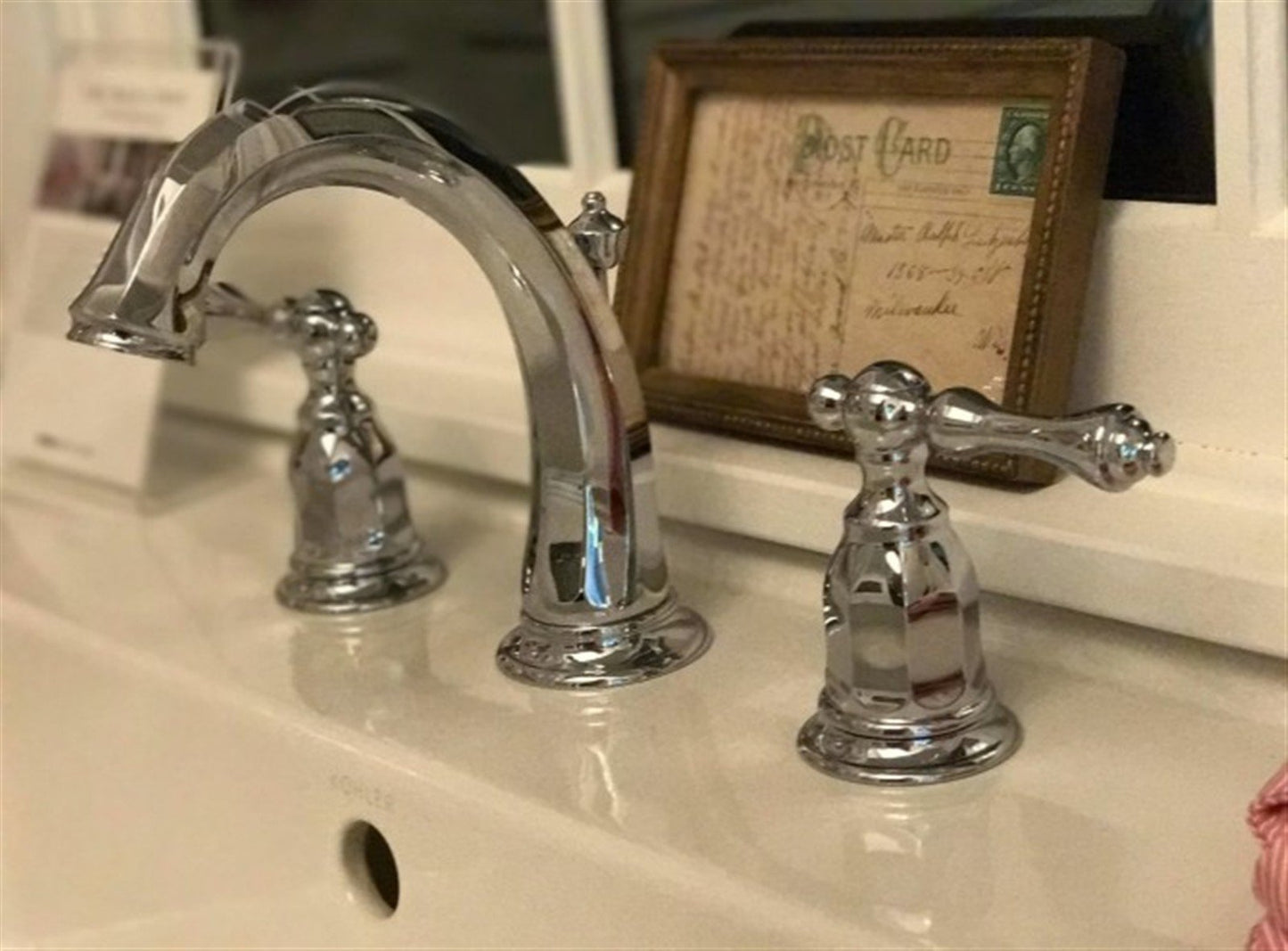 Kohler Kelston 8 in. Widespread 2-Handle Low-Arc Bathroom Faucet K-13491-4-CP