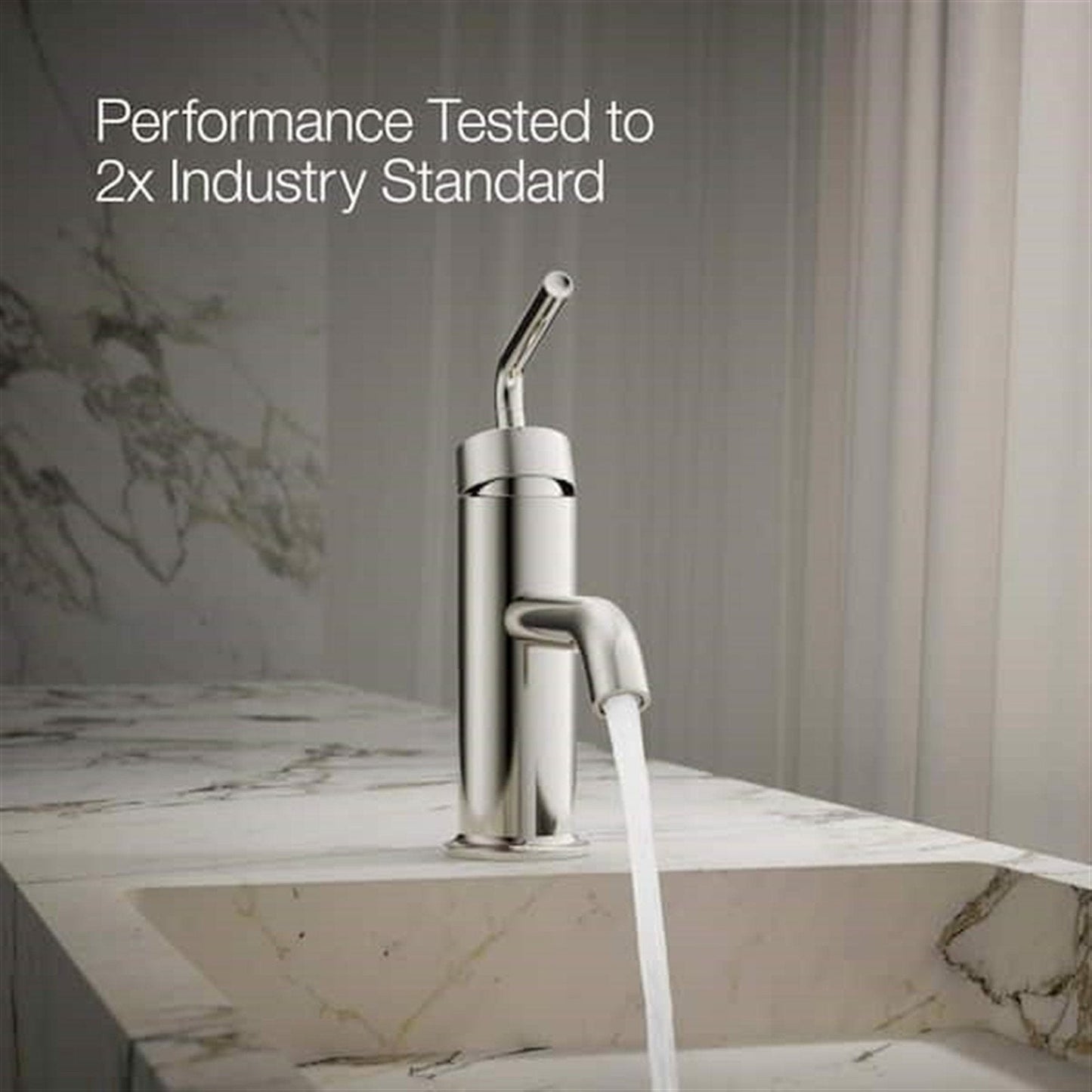 Kohler Purist Single Hole Bathroom Faucet Vibrant Polished Nickel K-14402-4A-SN