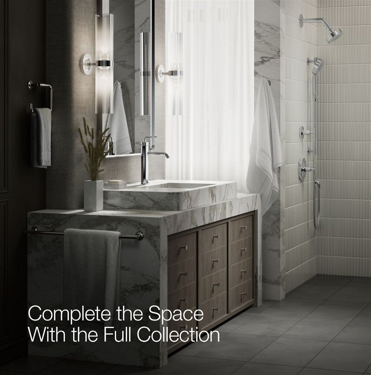 Kohler Purist Single Hole Bathroom Faucet Polished Chrome K-14402-4A-CP