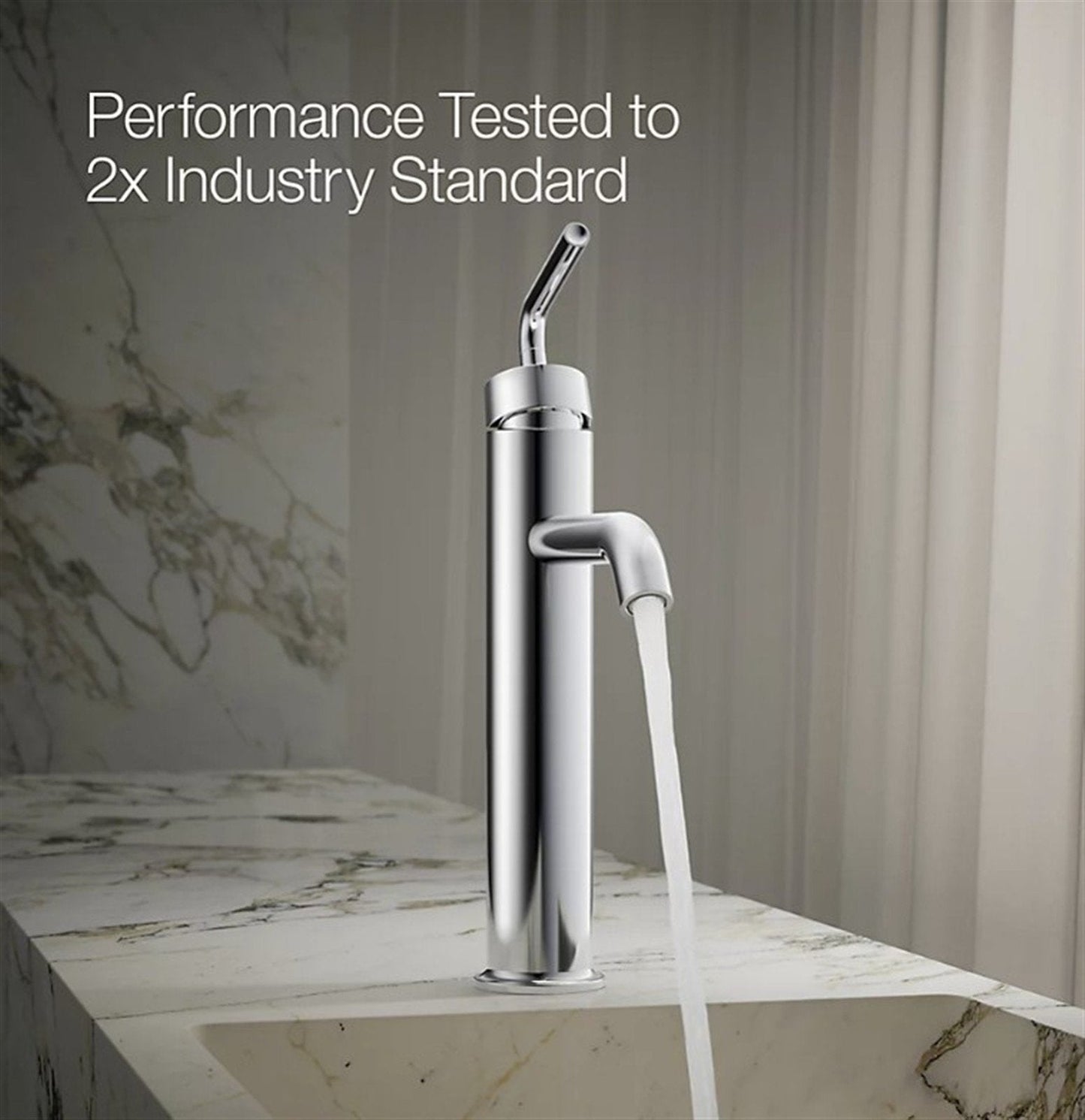 Kohler Purist Single Hole Bathroom Faucet Polished Chrome K-14402-4A-CP