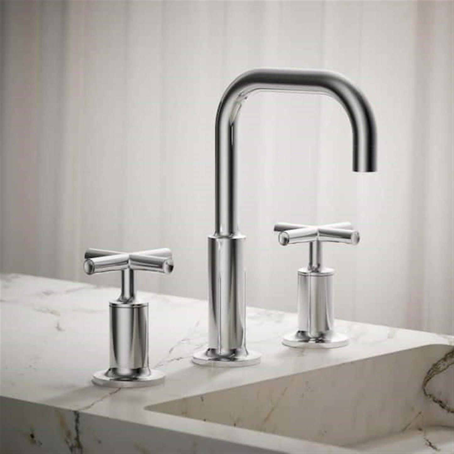 Kohler Purist 8 in. Widespread Bathroom Faucet Polished Chrome finish K-14406-3-CP