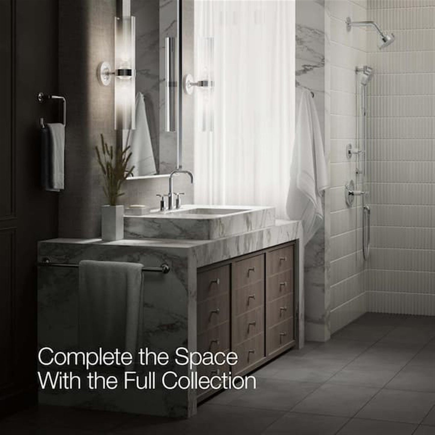 Kohler Purist 8 in. Widespread Bathroom Faucet Polished Chrome finish K-14406-3-CP