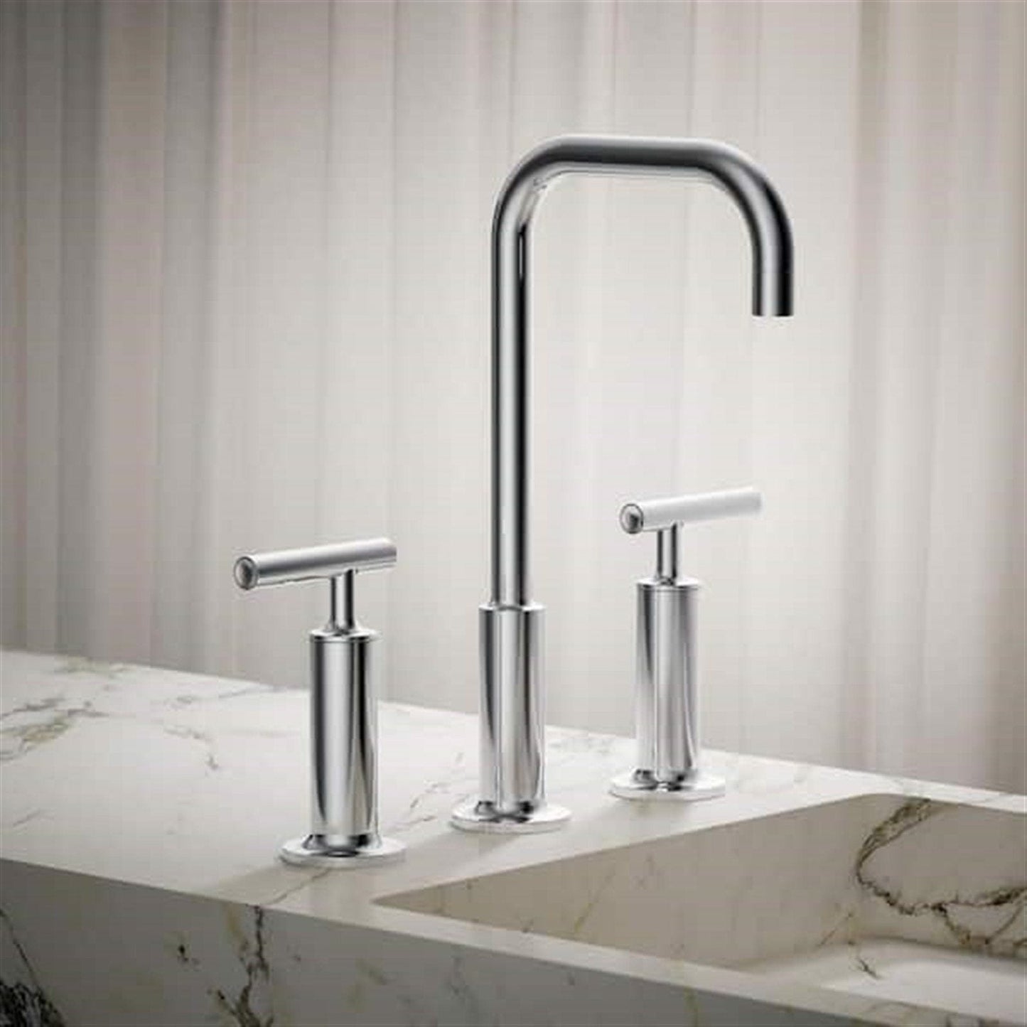 Kohler Purist 8 in. Widespread Bathroom Faucet Polished Chrome K-14408-4-CP