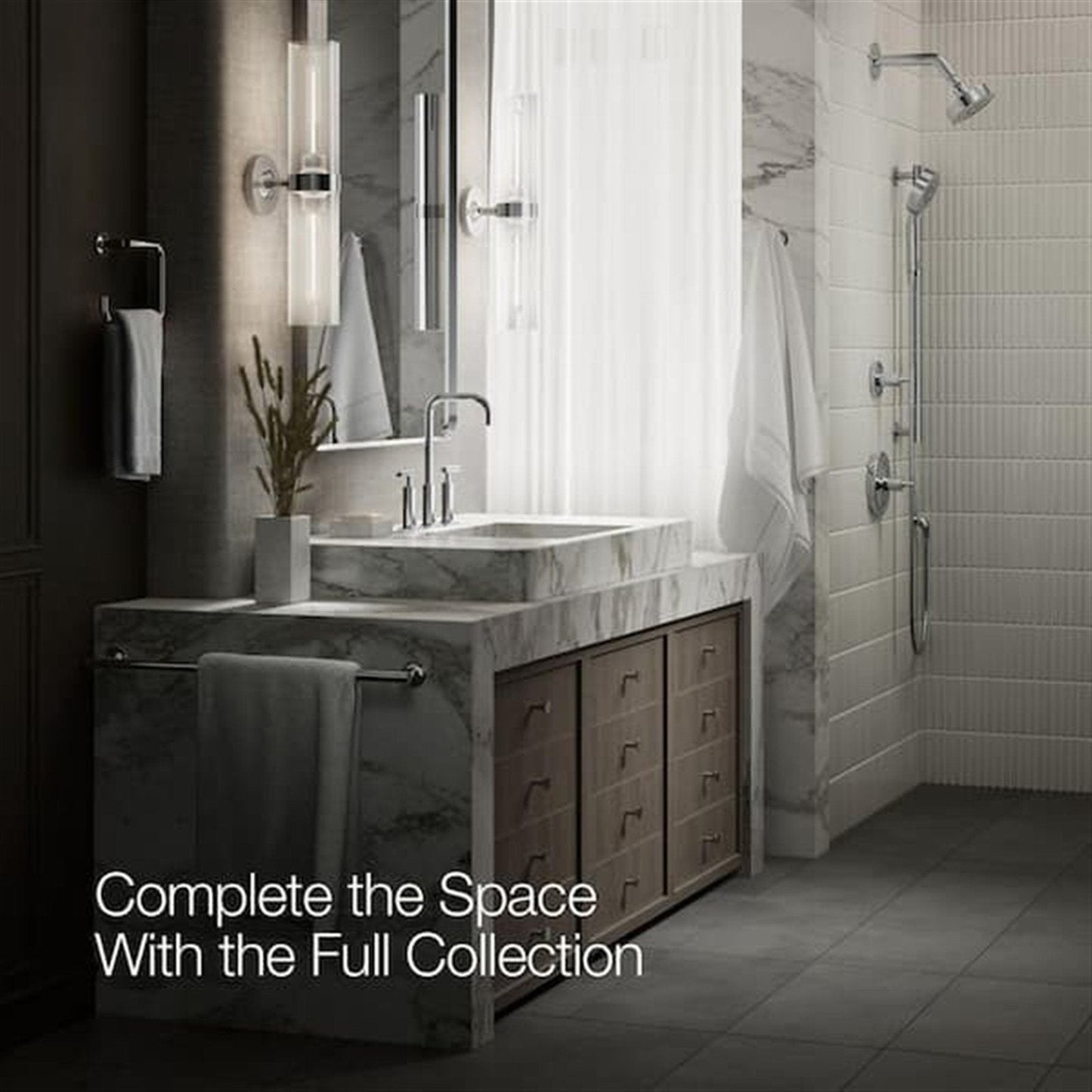 Kohler Purist 8 in. Widespread Bathroom Faucet Polished Chrome K-14408-4-CP