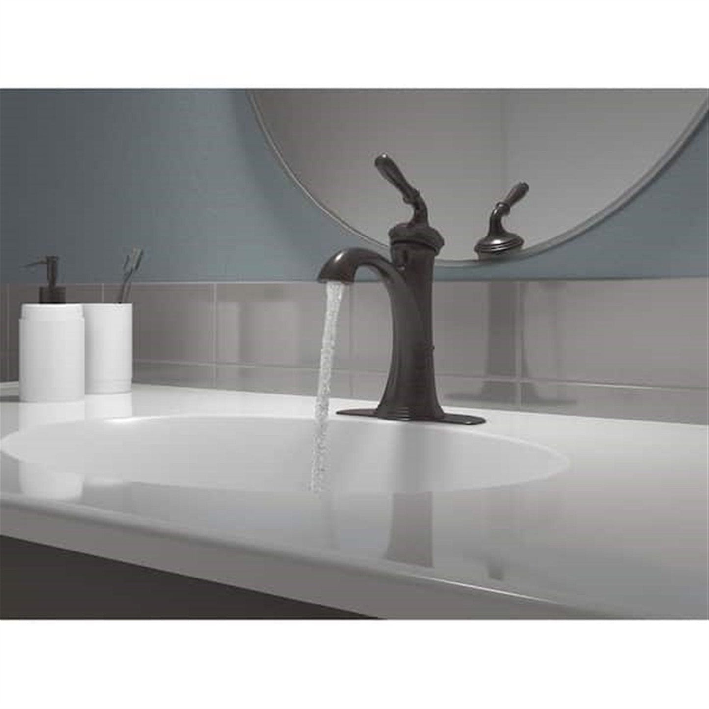 Kohler Devonshire Single Hole Bathroom Faucet Oil Rubbed Bronze K-193-4-2BZ