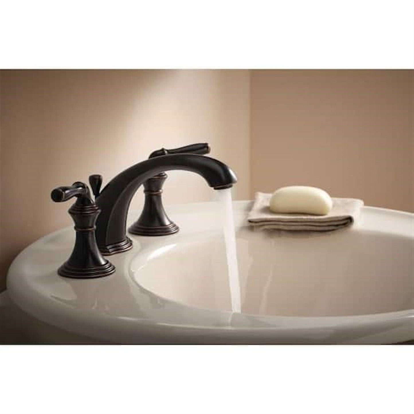 Kohler Devonshire 8 in. Widespread Bathroom Faucet Oil-Rubbed Bronze K-394-4-2BZ