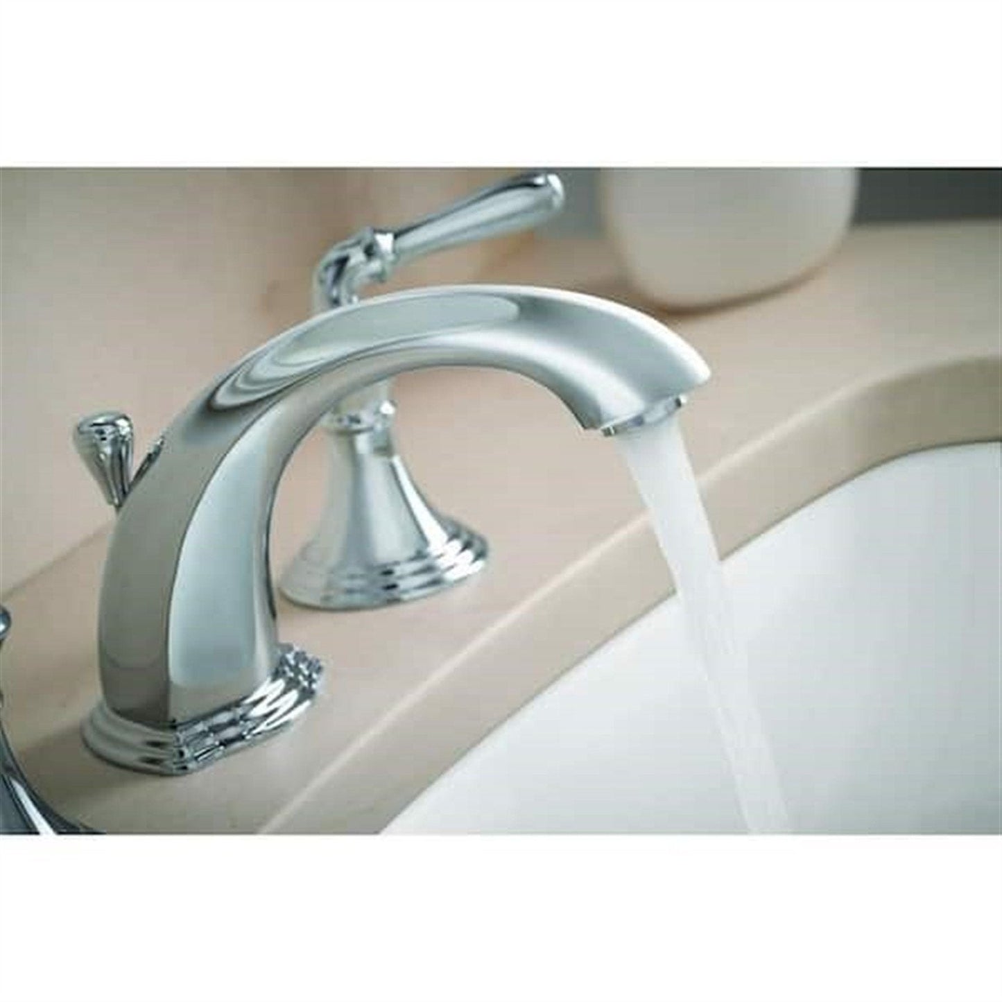 Kohler Devonshire 8 in. Widespread Bathroom Faucet Polished Chrome K-394-4-CP