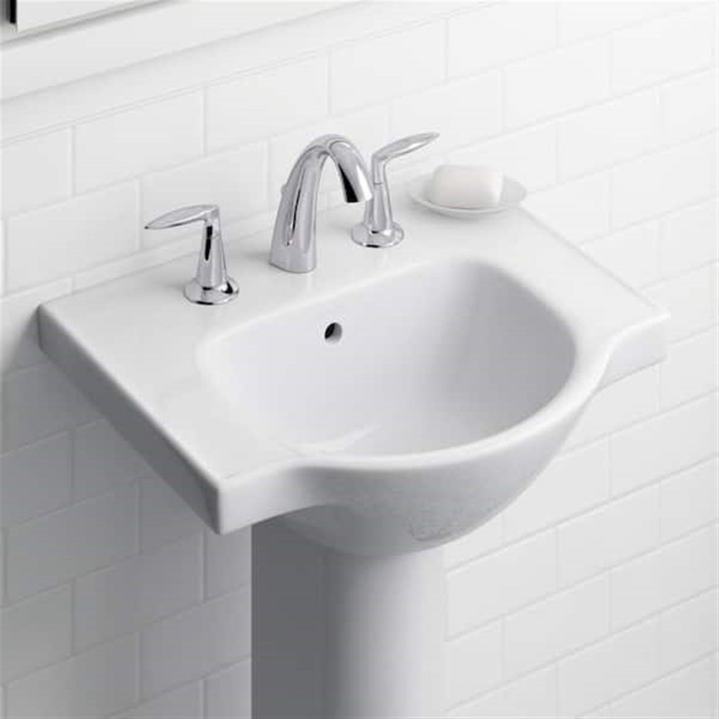 Kohler Alteo 8 in. Widespread Bathroom Faucet Polished Chrome K-45102-4-CP