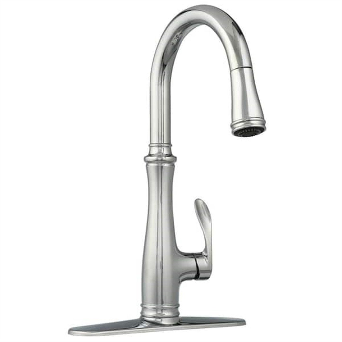 Kohler Bellera 1 Hole Pull Down Kitchen Faucet in Polished Chrome K-560-CP