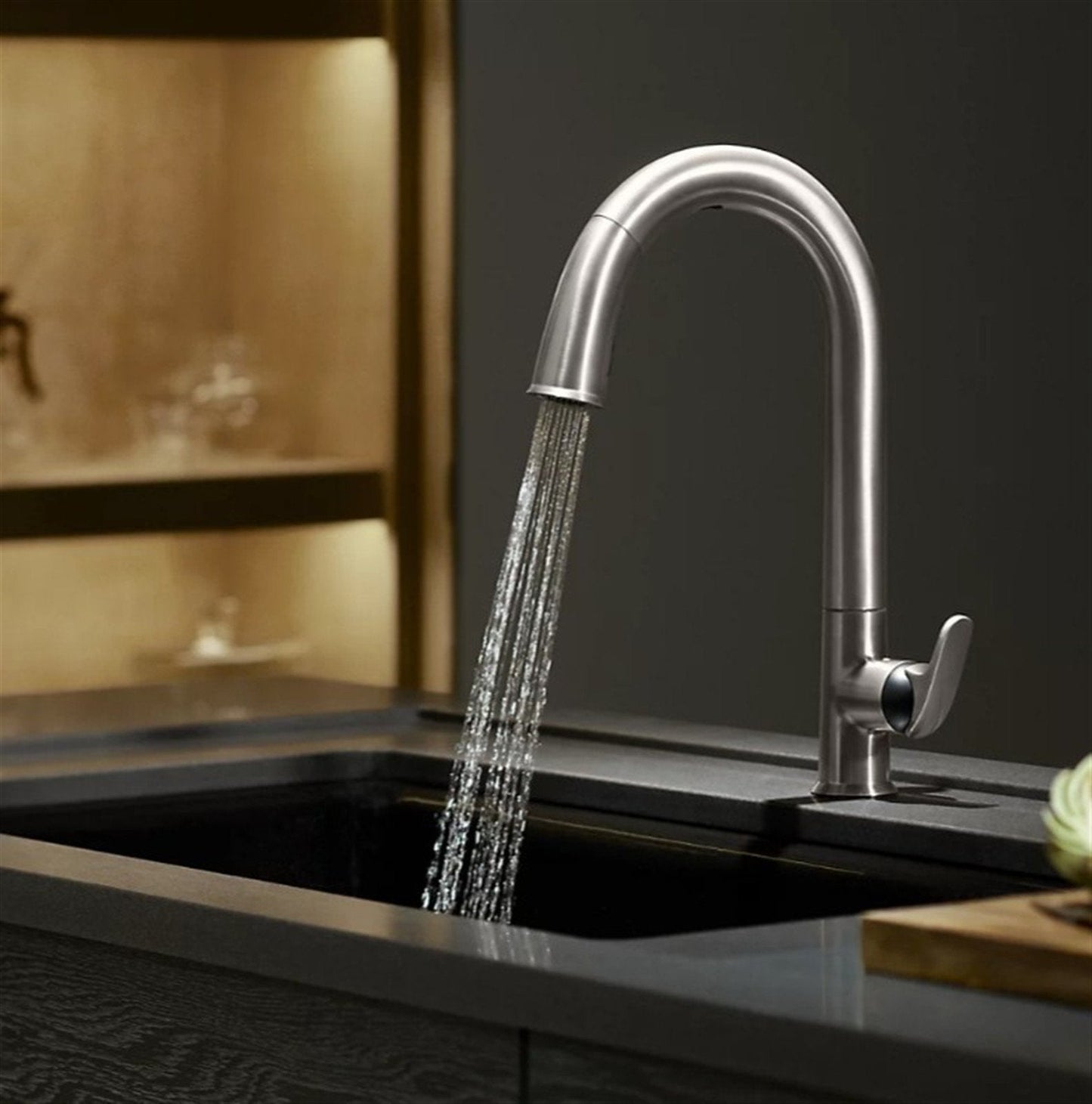 Kohler Sensate Touchless pull-down kitchen faucet Vib. Stainless K-72218-B7-VS