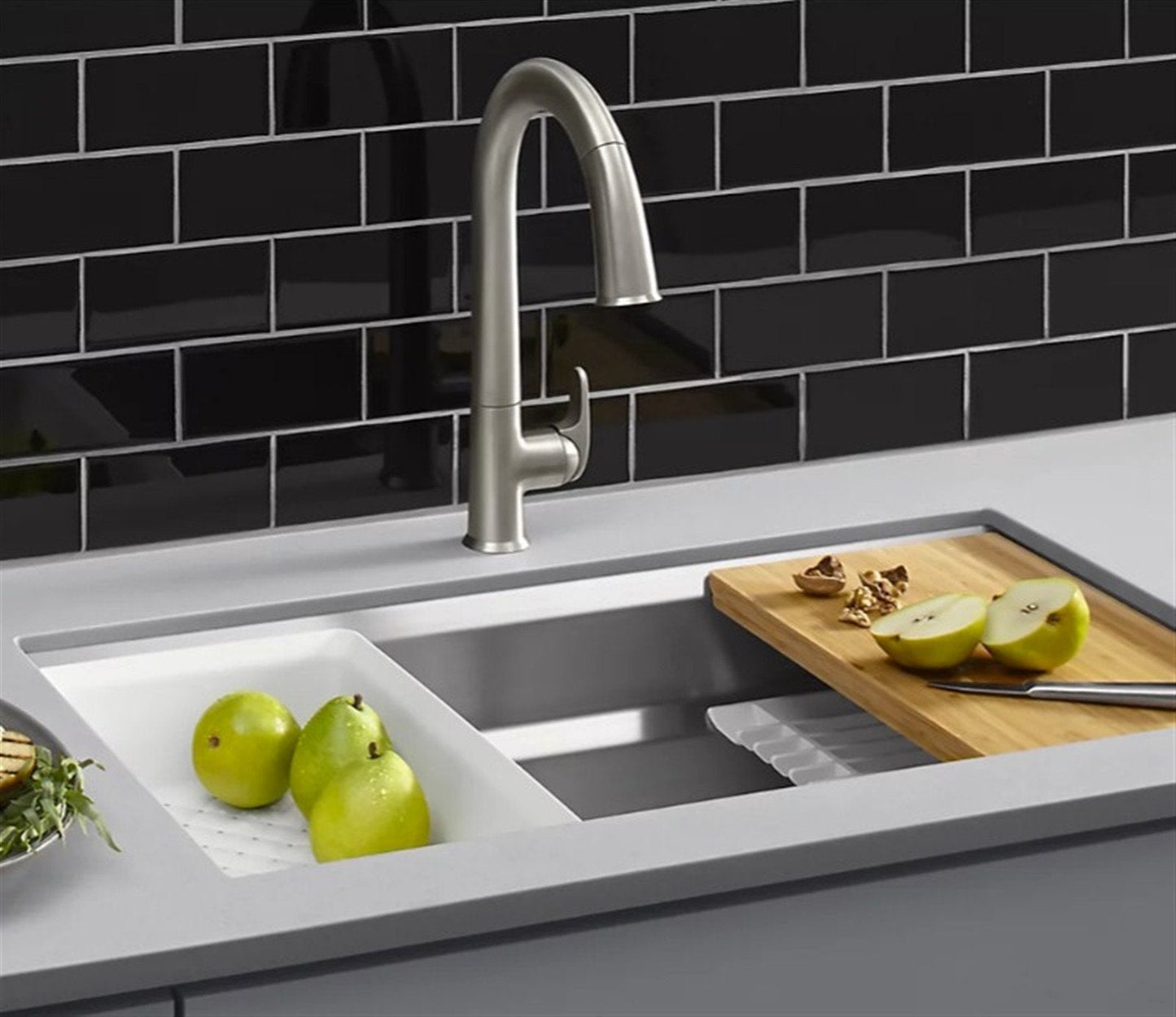 Kohler Sensate Touchless pull-down kitchen faucet Vib. Stainless K-72218-B7-VS