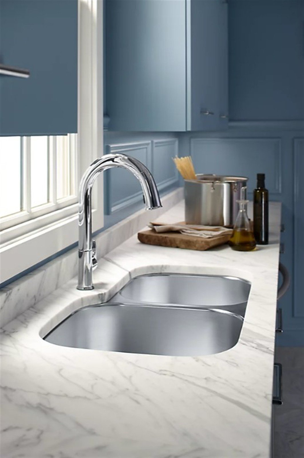 Kohler Sensate Touchless pull-down kitchen faucet Vib. Stainless K-72218-B7-VS