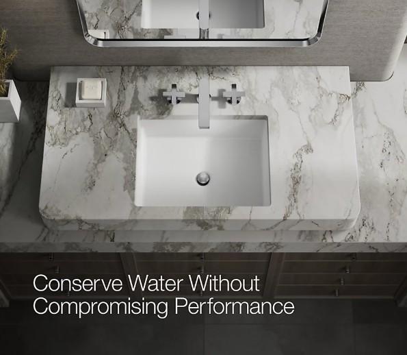 KOHLER Composed Widespread Bathroom Sink Faucet Cross Handles K-73060-3-CP