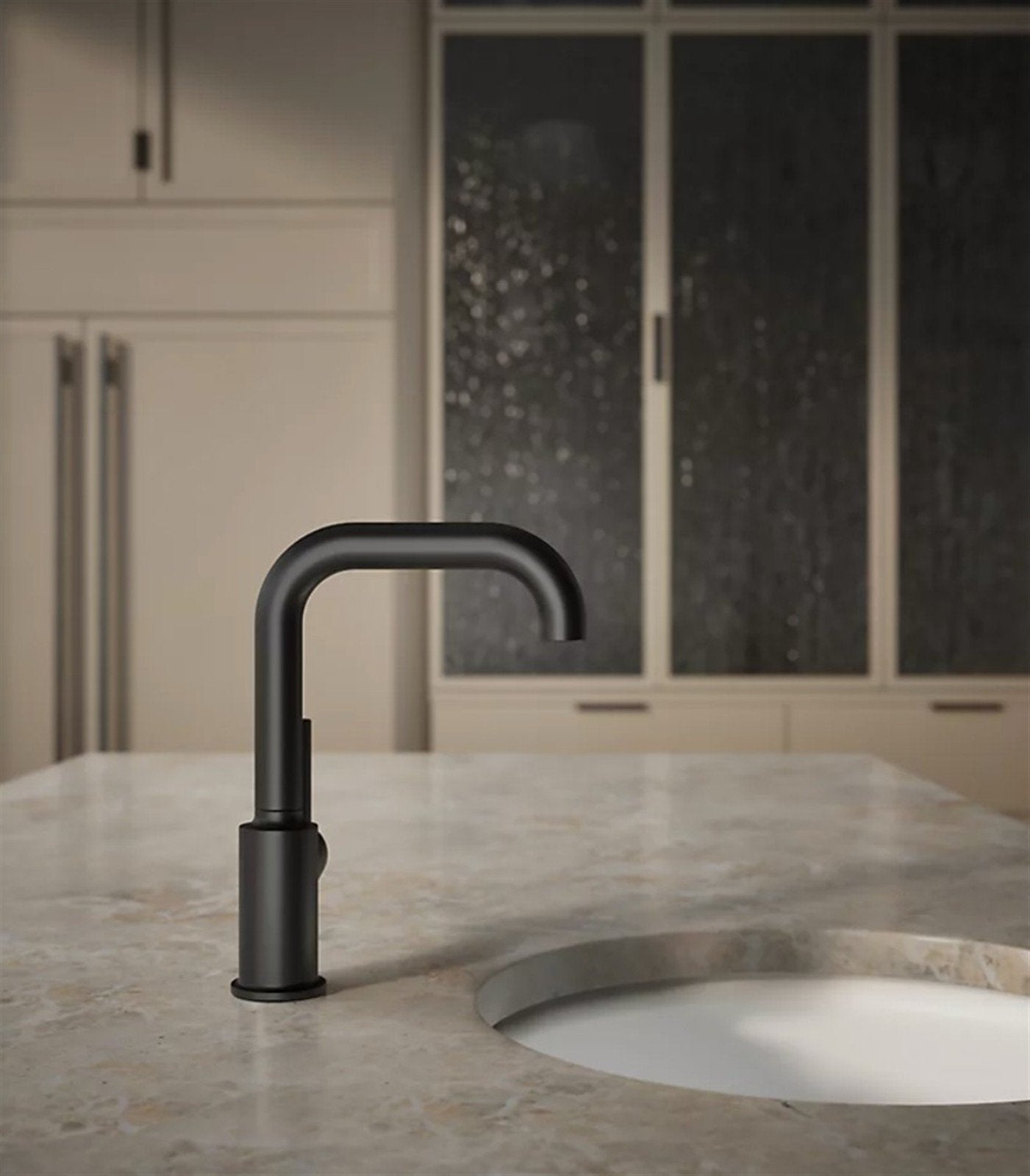 Kohler Purist 1 Hole Standard Kitchen Faucet in Vibrant Stainless K-7509-VS