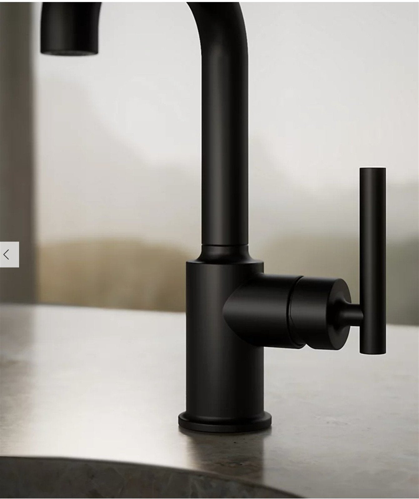 Kohler Purist 1 Hole Standard Kitchen Faucet in Vibrant Stainless K-7509-VS