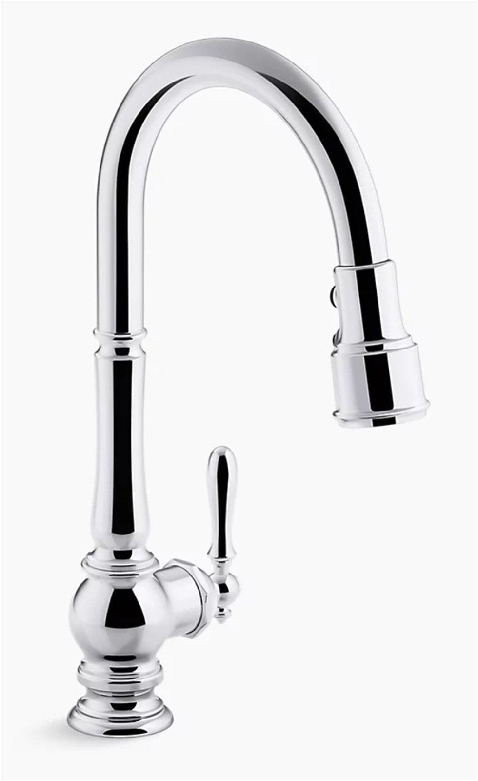 Kohler Artifacts 1-Handle Pull-Down Kitchen Faucet Polished Chrome K-99259-CP