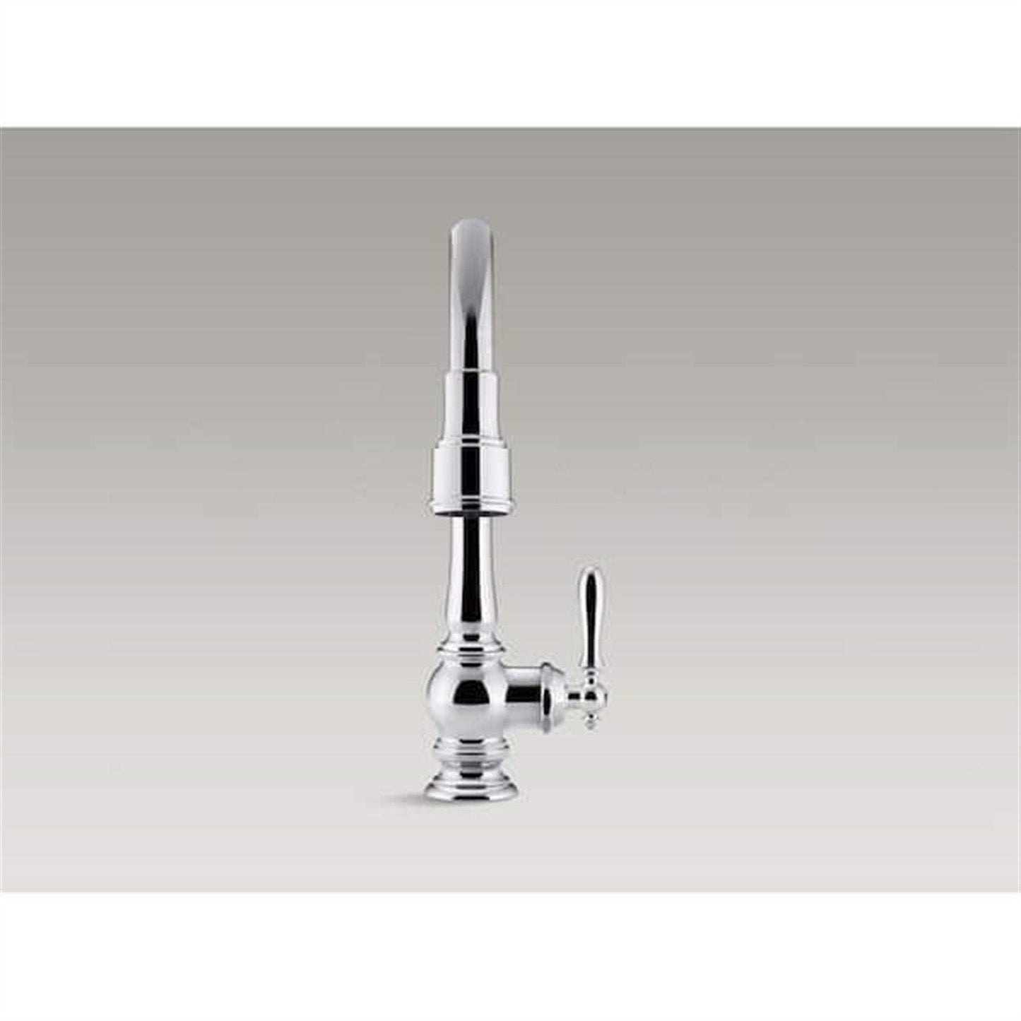 Kohler Artifacts 1 Hole Pull Down Kitchen Faucet in Polished Chrome K-99261-CP