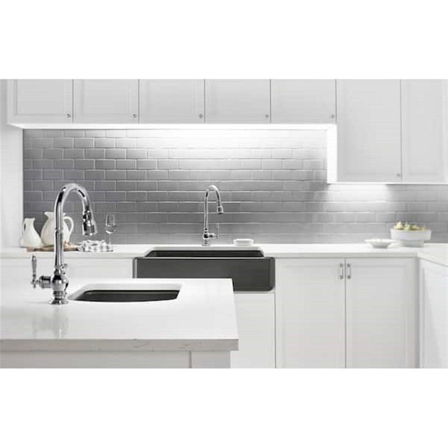 Kohler Artifacts 1 Hole Pull Down Kitchen Faucet in Polished Chrome K-99261-CP